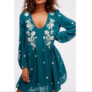 Free People Sweet Tennessee Embroidered Dress